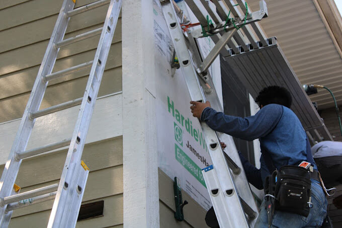 James Hardie siding replacement contractors Tevelde and Co.
