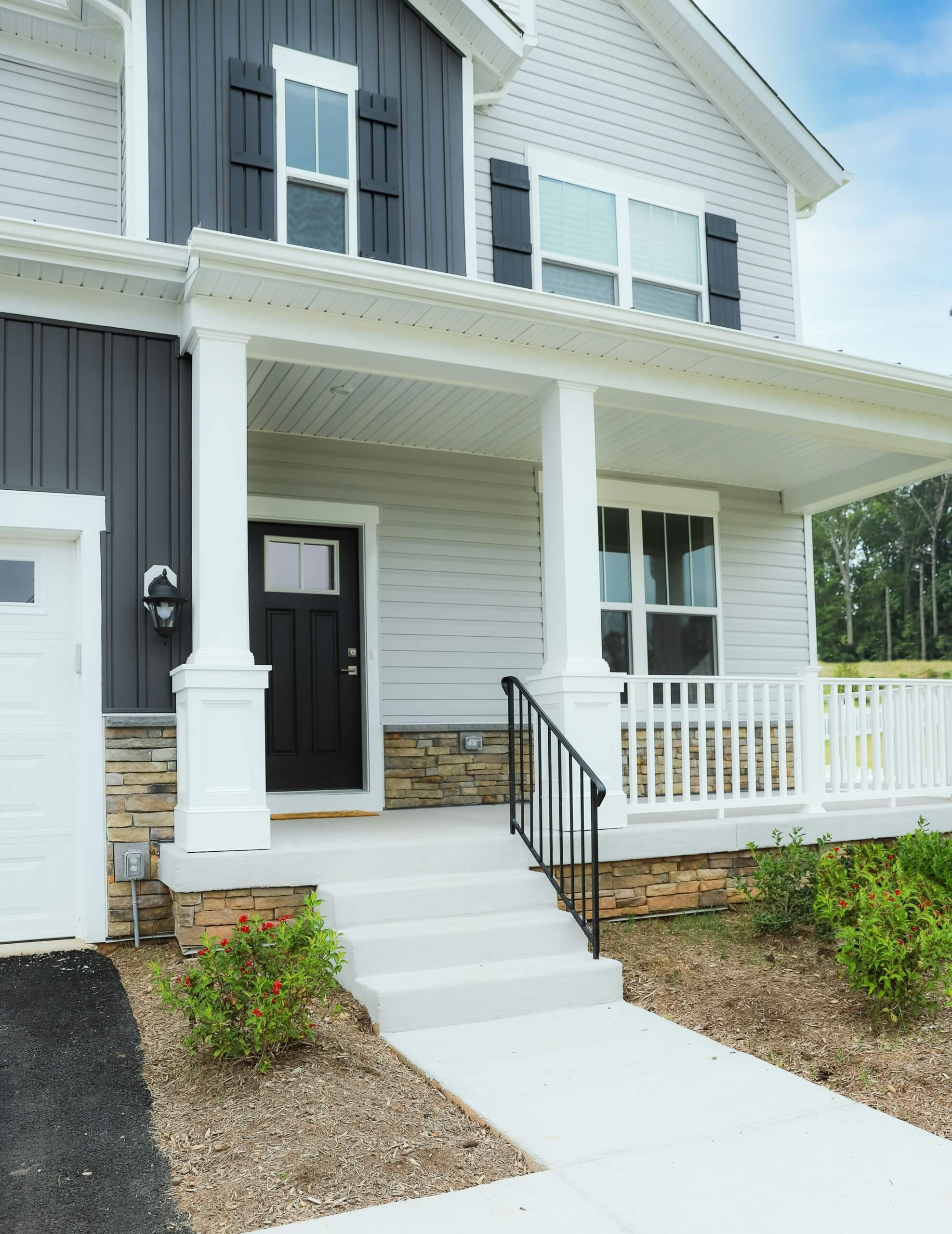 exterior house porch shutters vertical horizontal siding